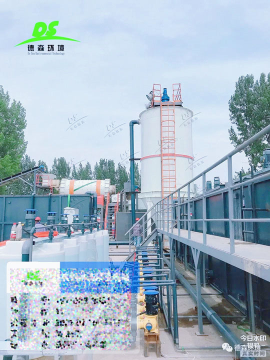 杭州某土壤化學淋洗修復現場