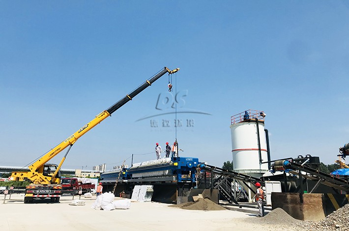 土壤淋洗設備安裝現場 土壤淋洗設備安裝現場