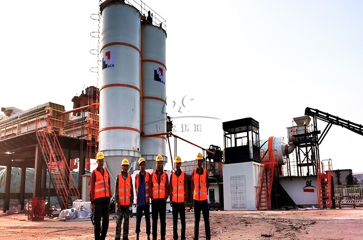 撬裝式土壤淋洗設備運行現場