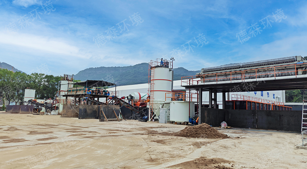 寧波某污染土壤淋洗修復項目 ，每小時＞100噸