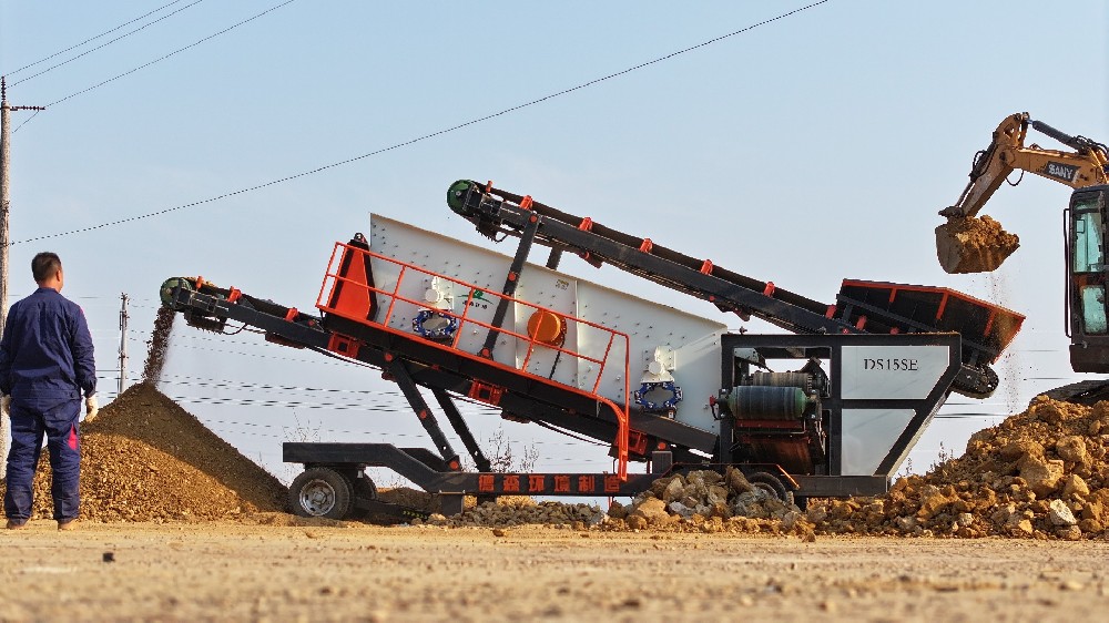 德森陳腐垃圾移動篩分設備