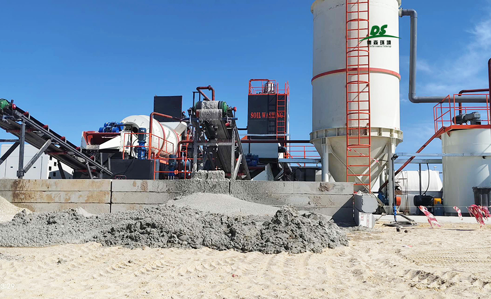 阿聯酋油污染淋洗修復項目