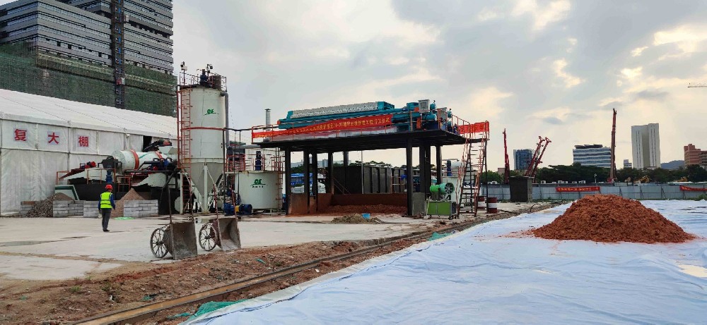 德森淋洗裝備施工現場