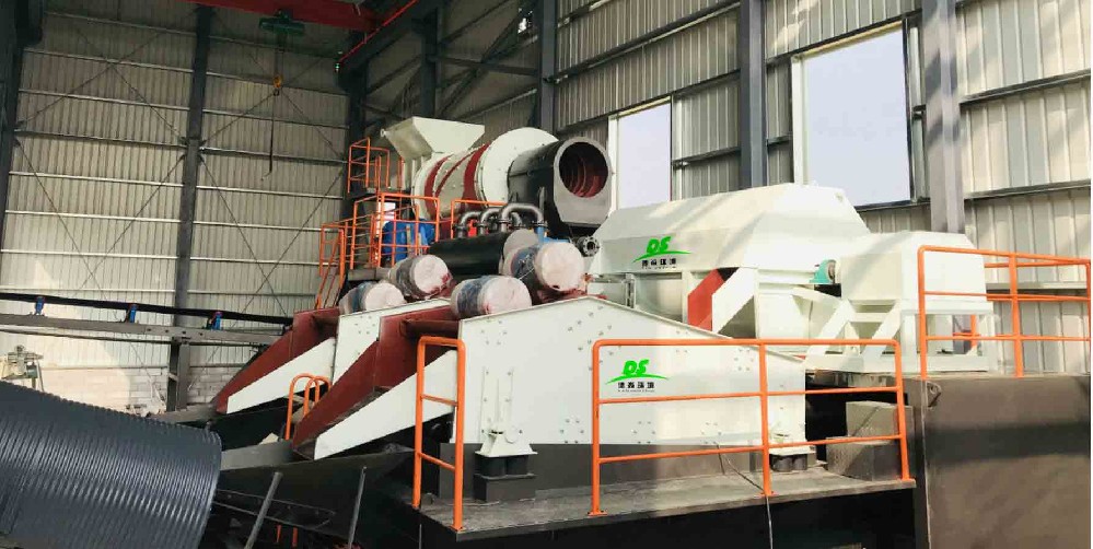 廣州某通溝污泥處理項目現場