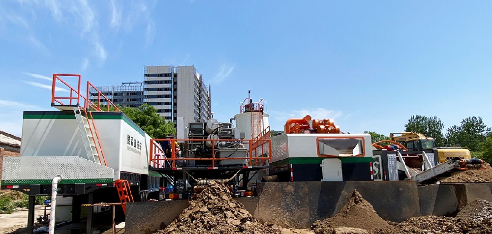 北京某土壤移動淋洗修復項目現場