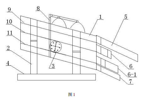 土壤濕法振動篩分設備的結構示意圖