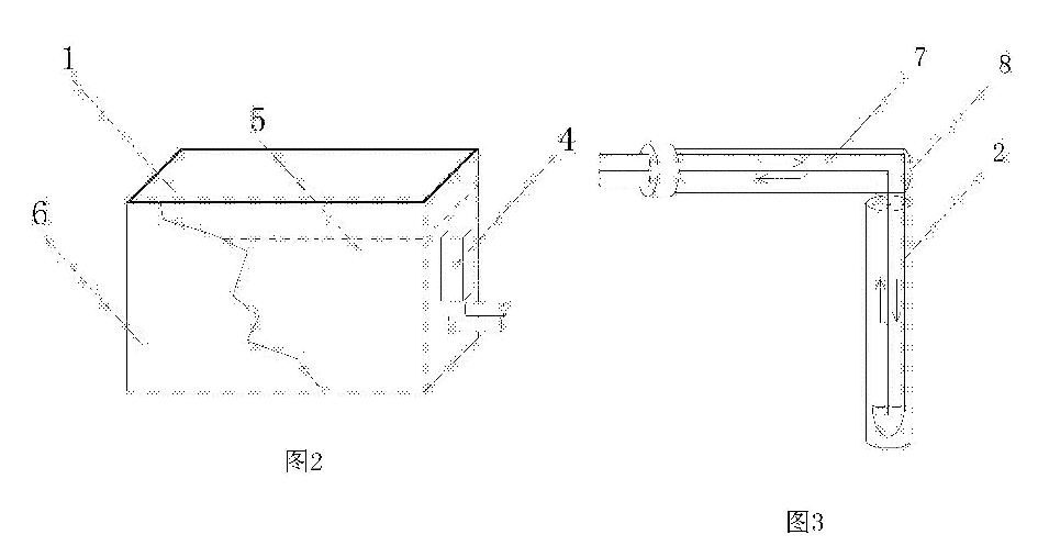 循環式流體熱脫附土壤污染處理裝置的處理裝置的工作示意圖